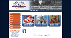Desktop Screenshot of laborers660.org